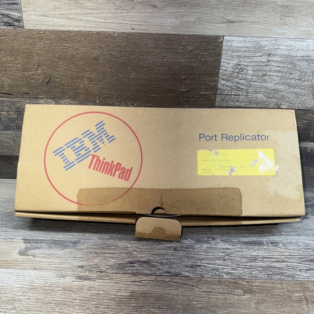 IBM ThinkPad Port Replicator 53G9718 New, Old Stock, Open Box